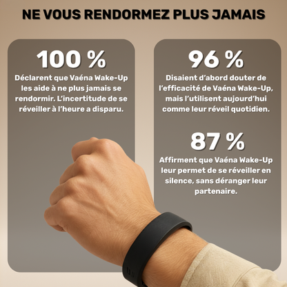 Vaéna Wake-Up® – Le réveil silencieux qui te sort vraiment du lit