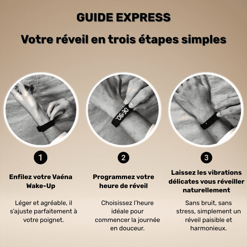 Vaéna Wake-Up® – Le réveil silencieux qui te sort vraiment du lit
