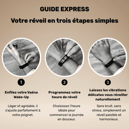 Vaéna Wake-Up® – Le réveil silencieux qui te sort vraiment du lit