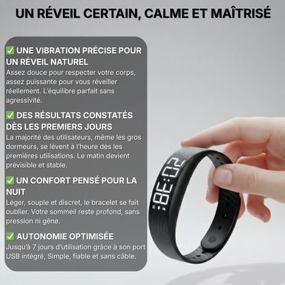 Vaena Wake-Up™ – Le réveil silencieux qui te sort vraiment du lit